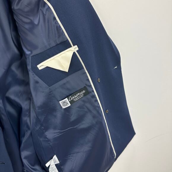 J.Crew Double Breasted Blazer Jacket Four Season Stretch Womens Navy US 20 NWT - Picture 16 of 16